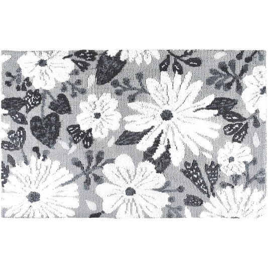 Jellybean Rug Wildflowers Gray