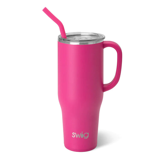 Swig Mega Mug 40 oz. Hot Pink